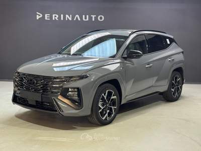 Hyundai Tucson 1.6 hev NLine 2wd auto Verde usata Bassano del Grappa