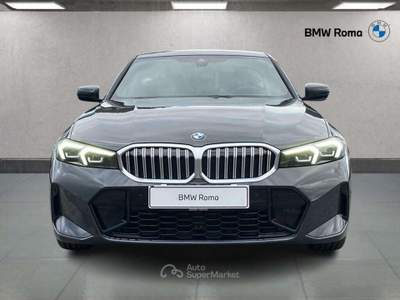BMW Serie 3 318d 318 d mhev 48V Msport auto Grigio usata Roma