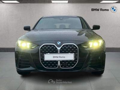 BMW Serie 4 Gran Coupé 420d 420 420d Gran Coupe mhev 48V xdrive MSport auto Nero usata Roma