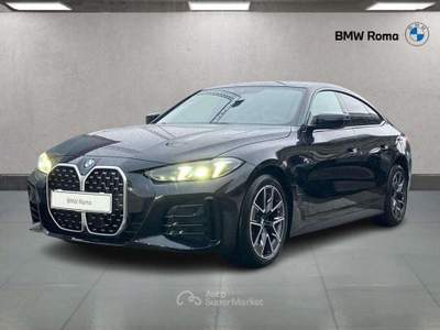 BMW Serie 4 Gran Coupé 420d 420 420d Gran Coupe mhev 48V xdrive MSport auto Nero usata Roma