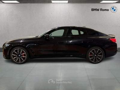 BMW Serie 4 Gran Coupé 420d 420 420d Gran Coupe mhev 48V MSport Pro auto Nero usata Roma