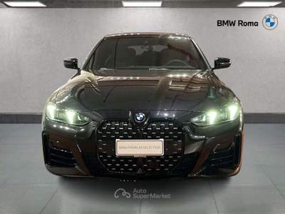 BMW Serie 4 Gran Coupé 420d 420 420d Gran Coupe mhev 48V MSport Pro auto Nero usata Roma