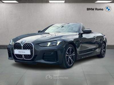 BMW Serie 4 430d 430 d Cabrio mhev 48V MSport auto Grigio usata Roma