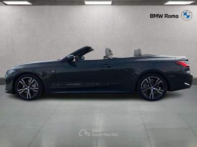 BMW Serie 4 430d 430 d Cabrio mhev 48V MSport auto Grigio usata Roma