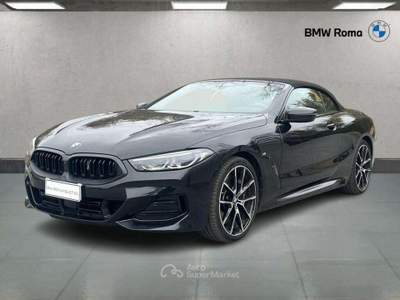 BMW Serie 8 840d 840 d Cabrio mhev 48V xdrive auto Nero usata Roma BMW Serie 8 840d 840 d Cabrio mhev 48V xdrive auto Nero usata Roma