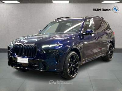 BMW X7 X7 xdrive 40d 48V MSport auto 7p.ti Blu/Azzurro usata Roma