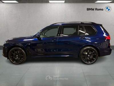 BMW X7 X7 xdrive 40d 48V MSport auto 7p.ti Blu/Azzurro usata Roma