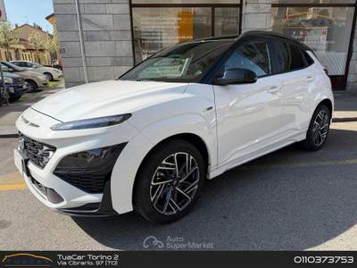 Hyundai Kona Hyundai Kona 1.0 T-GDI 48V MHEV N Line #10063 Bianco usata Torino
