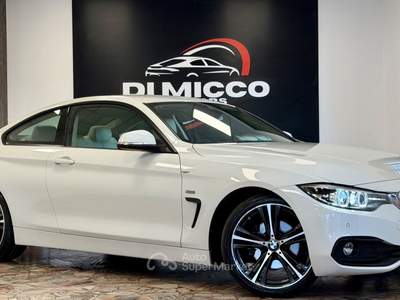 BMW Serie 4 420d 420 420d Coupé Sport Bianco usata Rimini