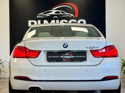 BMW Serie 4 420d 420 420d Coupé Sport Bianco usata Rimini