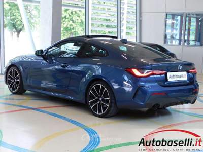 BMW Serie 4 420d D 190CV COUPÉ MSPORT MILD HYBRID 48V AUTOMATICA Blu/Azzurro usata Quinzano D'oglio