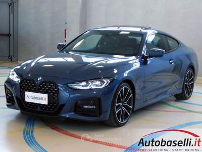 BMW Serie 4 420d D 190CV COUPÉ MSPORT MILD HYBRID 48V AUTOMATICA Blu/Azzurro usata Quinzano D'oglio
