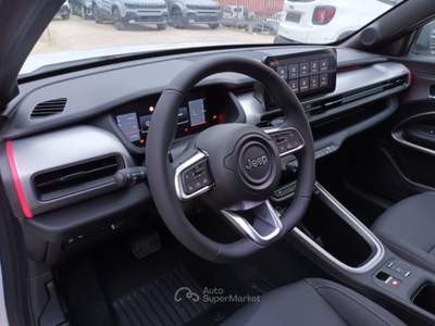 Jeep Avenger 1200 E-HYBRID SUMMIT 110CV AUTOM PACK WINTER PELLE Bianco usata Roma