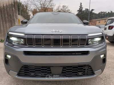 Jeep Avenger 1200 E-HYBRID SUMMIT 110CV AUTOM PACK WINTER PELLE Grigio usata Roma