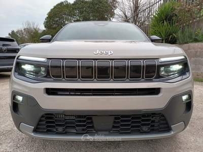 Jeep Avenger 1200 E-HYBRID SUMMIT 110CV AUTOM PACK WINTER PELLE Beige usata Roma