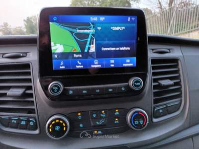 Ford Transit Custom 2000 TDCI FURGONE 130CV L1H1 NAVI CARPLAY ITALIA Bianco usata Roma