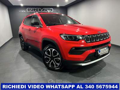 Jeep Compass 1.3 Turbo T4 190 CV PHEV AT6 4xe Limited Rosso usata Atena lucana