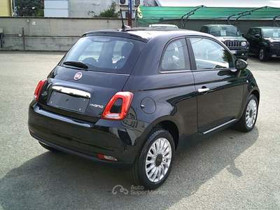 Fiat 500 1.0 Hybrid Nero usata Novara