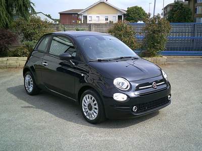 Fiat 500 1.0 Hybrid Nero usata Novara