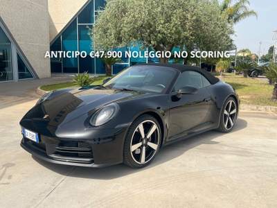 Porsche 911 992 911 Carrera Cabriolet Anticipo €47.900 Noleggio no Scoring Nero usata Gela