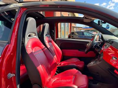 Abarth 595 C C 1.4 Turbo T-Jet MTA  PELLE ROSSA Rosso usata Rovello Porro