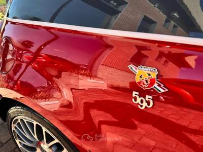 Abarth 595 C C 1.4 Turbo T-Jet MTA  PELLE ROSSA Rosso usata Rovello Porro