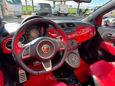 Abarth 595 C C 1.4 Turbo T-Jet MTA  PELLE ROSSA Rosso usata Rovello Porro