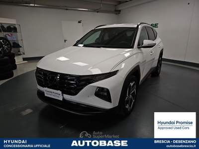 Hyundai Tucson 1.6 hev Exellence 2wd auto Bianco usata Brescia