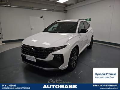 Hyundai Tucson 1.6 hev NLine Hyundai Smart Sense+ Advanced 2wd auto Bianco usata Brescia