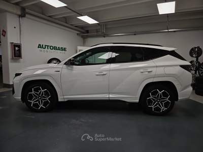 Hyundai Tucson 1.6 hev NLine Hyundai Smart Sense+ Advanced 2wd auto Bianco usata Brescia