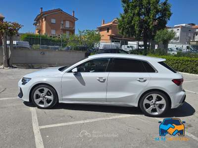 Audi A3 2.0 tdi S line edition 150cv s-tronic Bianco usata Civitanova Marche