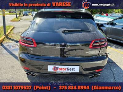 Porsche Macan 3.0d S 250cv pdk my16 Nero usata Tradate