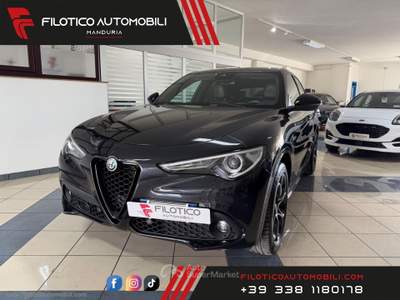 Alfa Romeo Stelvio Stelvio 2.2 T.diesel 210CV AT8 Q4 Veloce USATO CERTIFICATO | VELOCE Nero usata Manduria