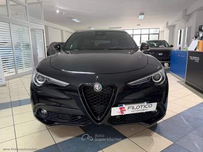 Alfa Romeo Stelvio Stelvio 2.2 T.diesel 210CV AT8 Q4 Veloce USATO CERTIFICATO | VELOCE FULL Nero usata Manduria