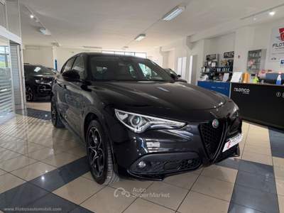 Alfa Romeo Stelvio Stelvio 2.2 T.diesel 210CV AT8 Q4 Veloce USATO CERTIFICATO | VELOCE Nero usata Manduria