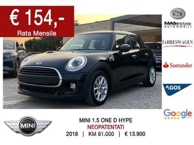 MINI Clubman 1.5 One D Business 5 porte Nero usata Casarano