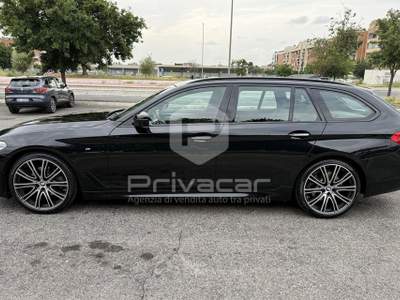 BMW Serie 5 520d BMW 520d Touring Msport Nero usata Roma
