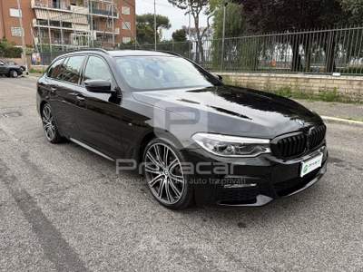 BMW Serie 5 520d BMW 520d Touring Msport Nero usata Roma