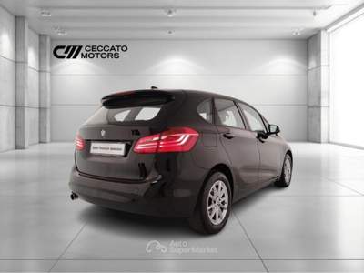 BMW Serie 2 Active Tourer 216d 216 d Advantage Auto Nero usata Padova