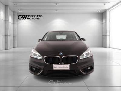 BMW Serie 2 Active Tourer 216d 216 d Advantage Auto Nero usata Padova