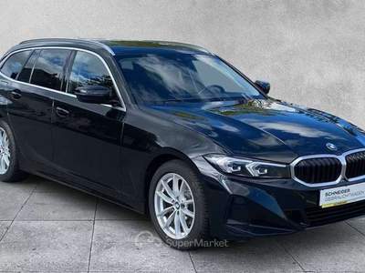 BMW Serie 3 318d 318 d touring auto 2023 150cv camera 17" vari colori Nero usata Monte Compatri