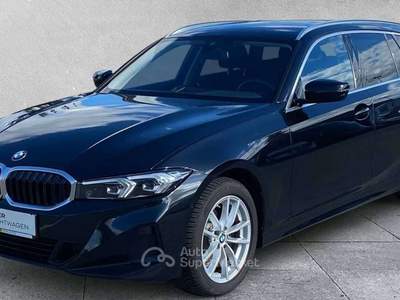 BMW Serie 3 318d 318 d touring auto 2023 150cv camera 17" vari colori Nero usata Monte Compatri BMW Serie 3 318d 318 d touring auto 2023 150cv camera 17" vari colori Nero usata Monte Compatri