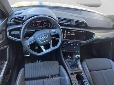Audi Q3 Q3 35 1.5 tfsi S line edition 150cv 2022 Nero usata Monte Compatri