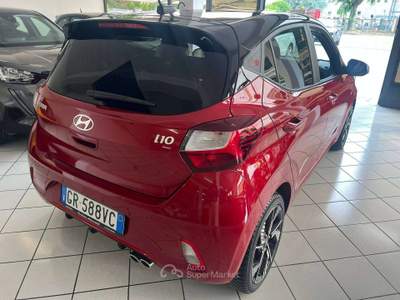Hyundai i10 i10 III 1.0 tgdi N Line Navi Pack Rosso usata Caravaggio