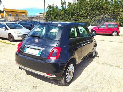Fiat 500 1.2cc EURO6 69cv TETTO PANORAMA CERCHI IN LEGA Nero usata Roma