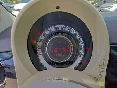 Fiat 500 1.2cc EURO6 69cv TETTO PANORAMA CERCHI IN LEGA Nero usata Roma