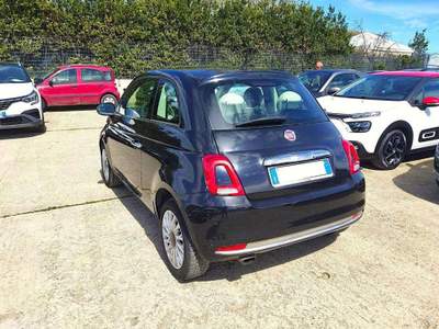 Fiat 500 1.2cc EURO6 69cv TETTO PANORAMA CERCHI IN LEGA Nero usata Roma