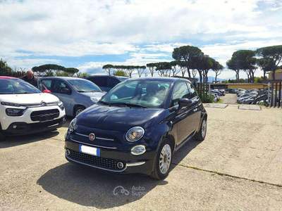 Fiat 500 1.2cc EURO6 69cv TETTO PANORAMA CERCHI IN LEGA Nero usata Roma