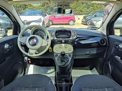 Fiat 500 1.2cc EURO6 69cv TETTO PANORAMA CERCHI IN LEGA Nero usata Roma