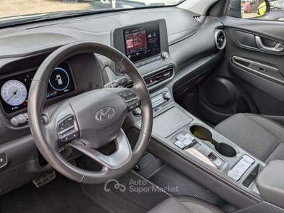 Hyundai Kona EV 39kWh XTech City ZERO EMISSION CAMERA POST. Grigio usata Roma